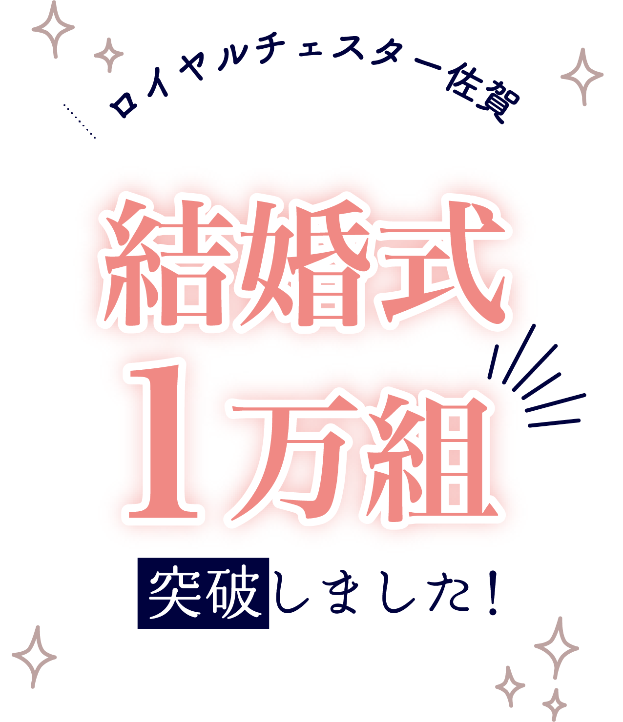 ロイヤルチェスター佐賀結婚式1万組突破